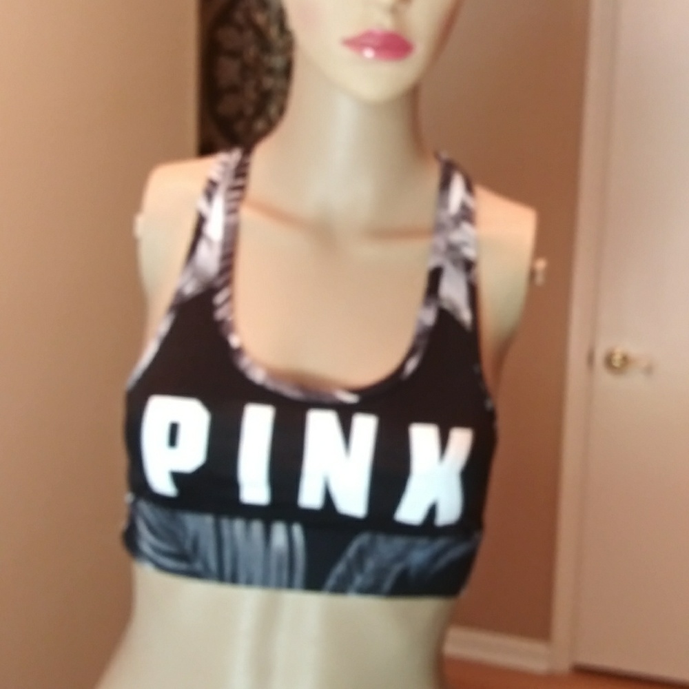 Pink Victoria secret sports bra